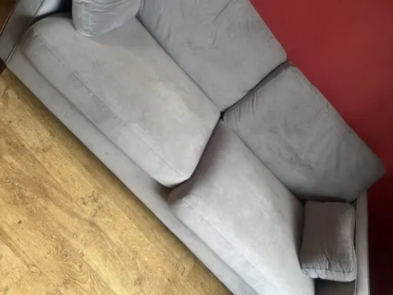 Grey Velvet Sofa