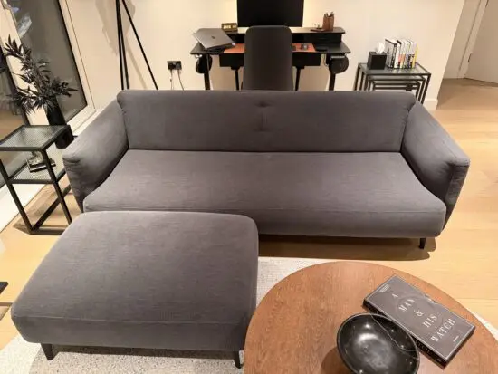 BoConcept Modena 3-Seater Sofa with Footstool – Stylish & Comfortable