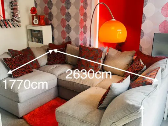 Unique Custom-Made U-Shaped Sofa – Perfect for Cosy Family Nights