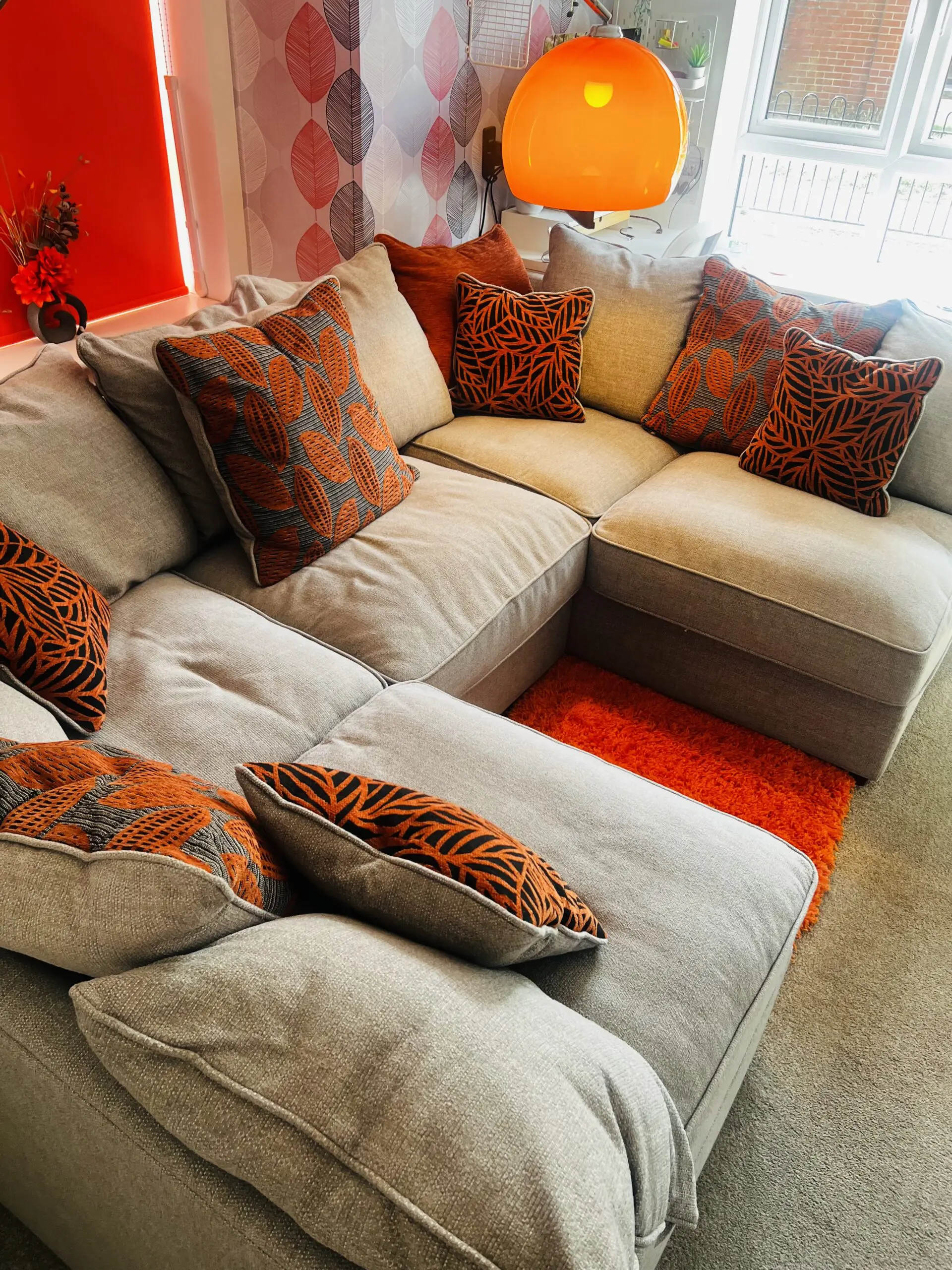 Unique Custom-Made U-Shaped Sofa – Perfect for Cosy Family Nights