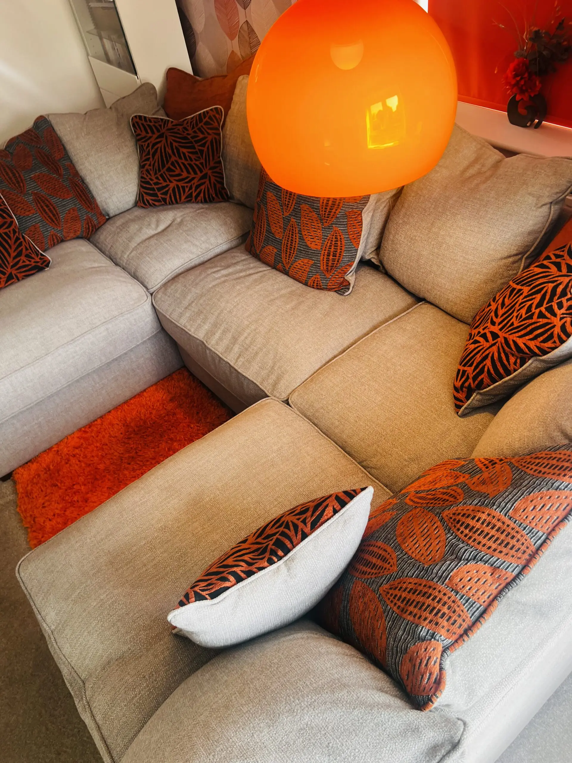 Unique Custom-Made U-Shaped Sofa – Perfect for Cosy Family Nights