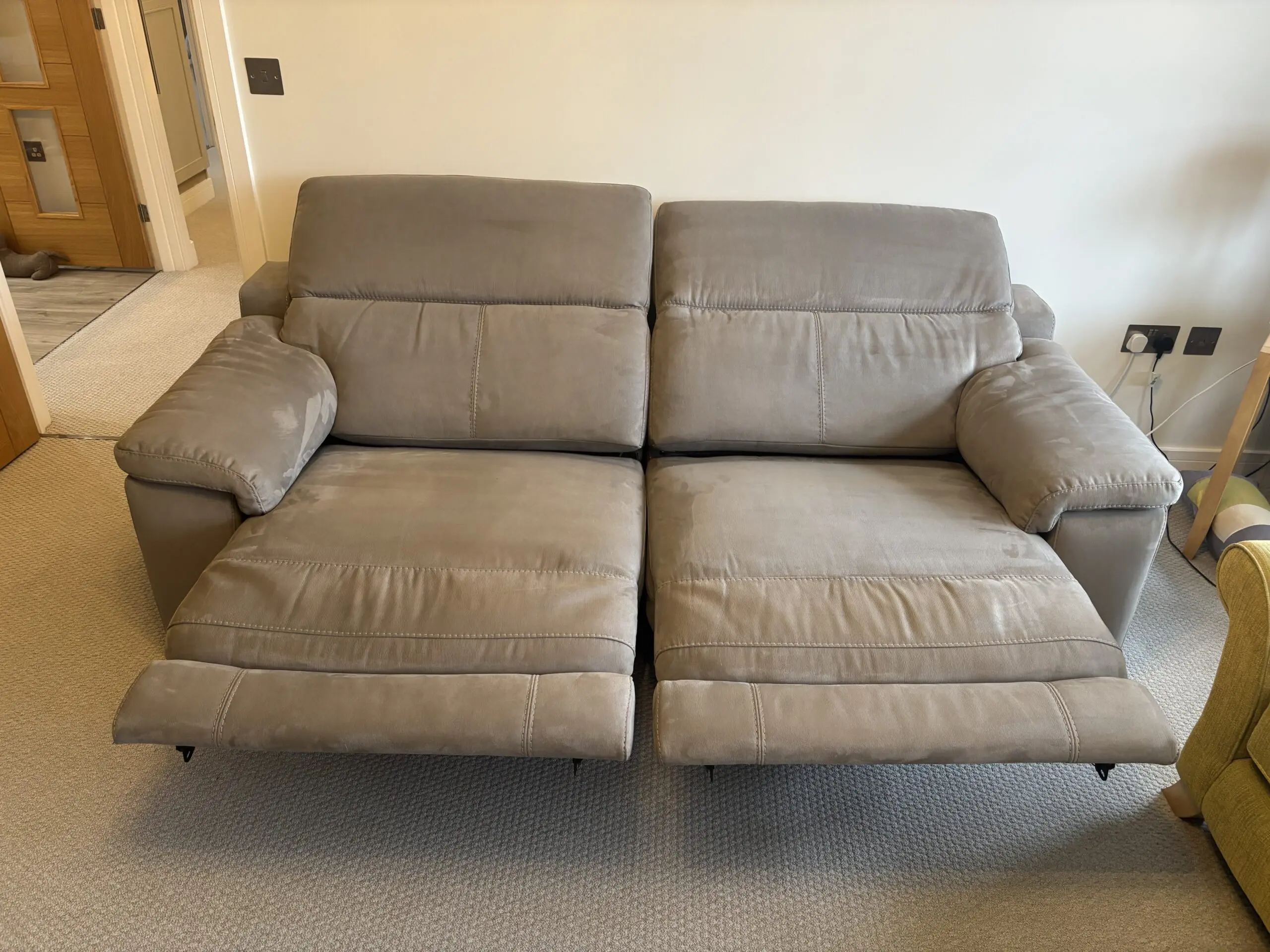 2.5 seater - Dixie double electric reclining sofa