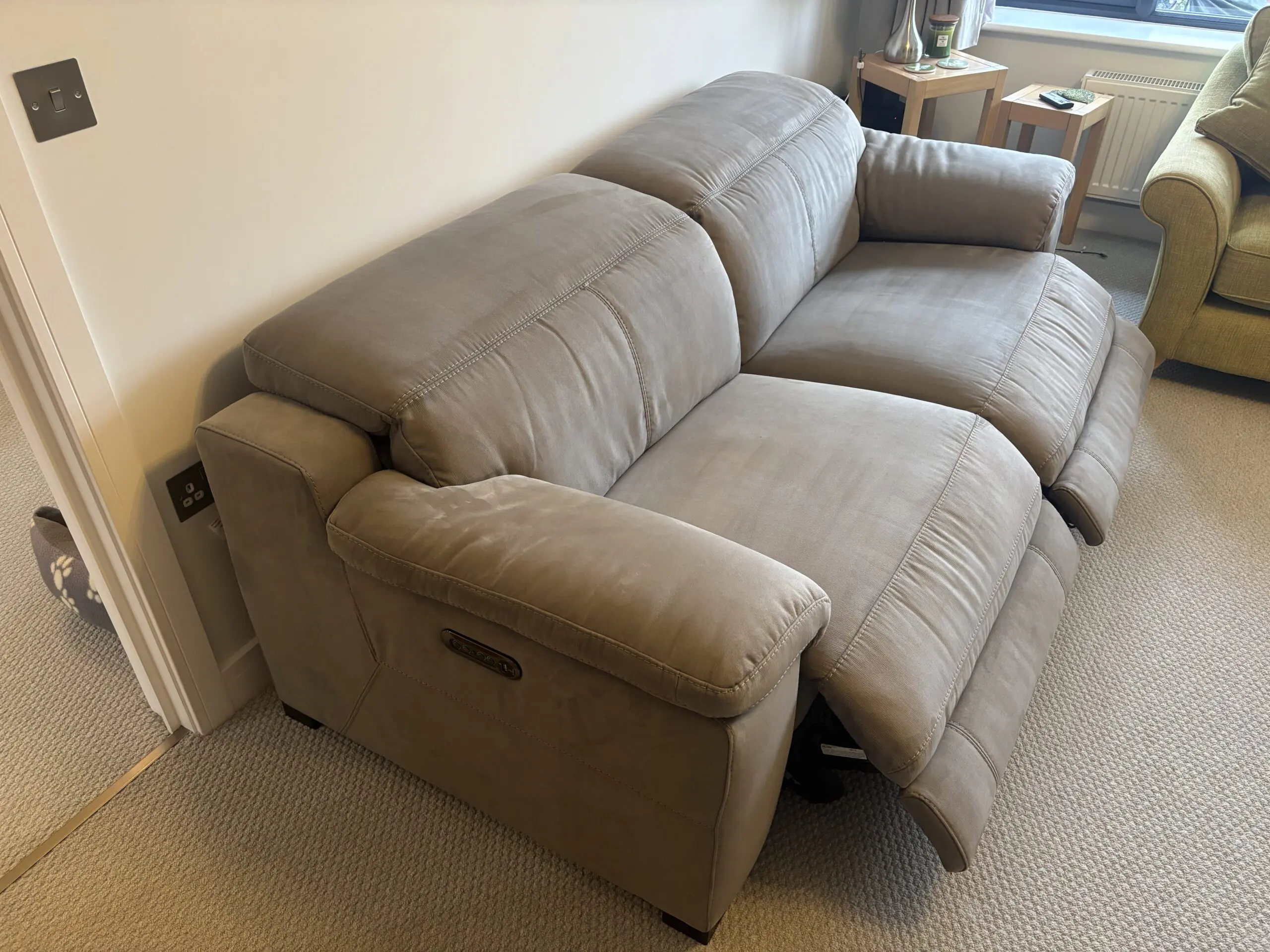 2.5 seater - Dixie double electric reclining sofa