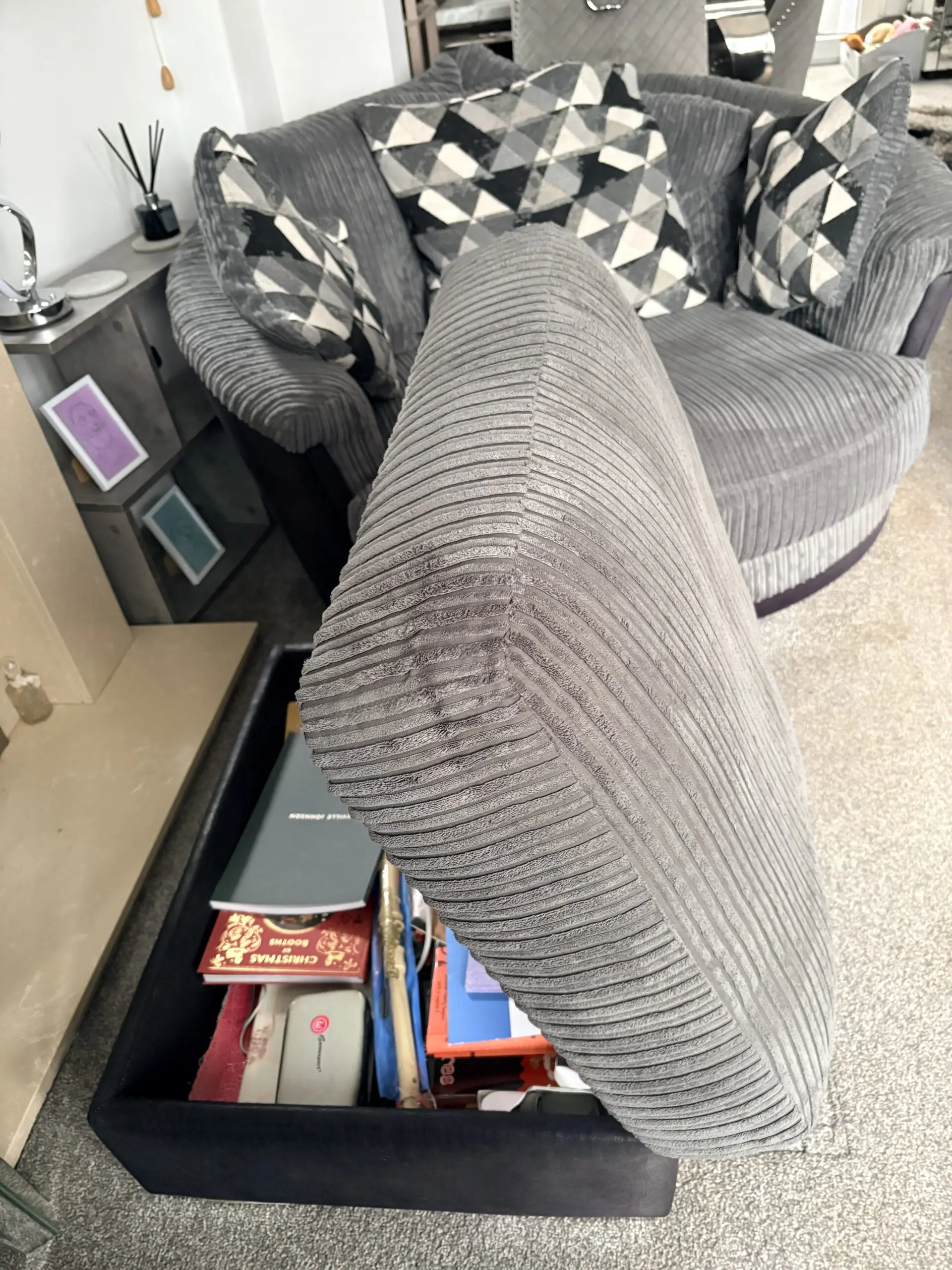 Harveys Charcoal Corner sofa set