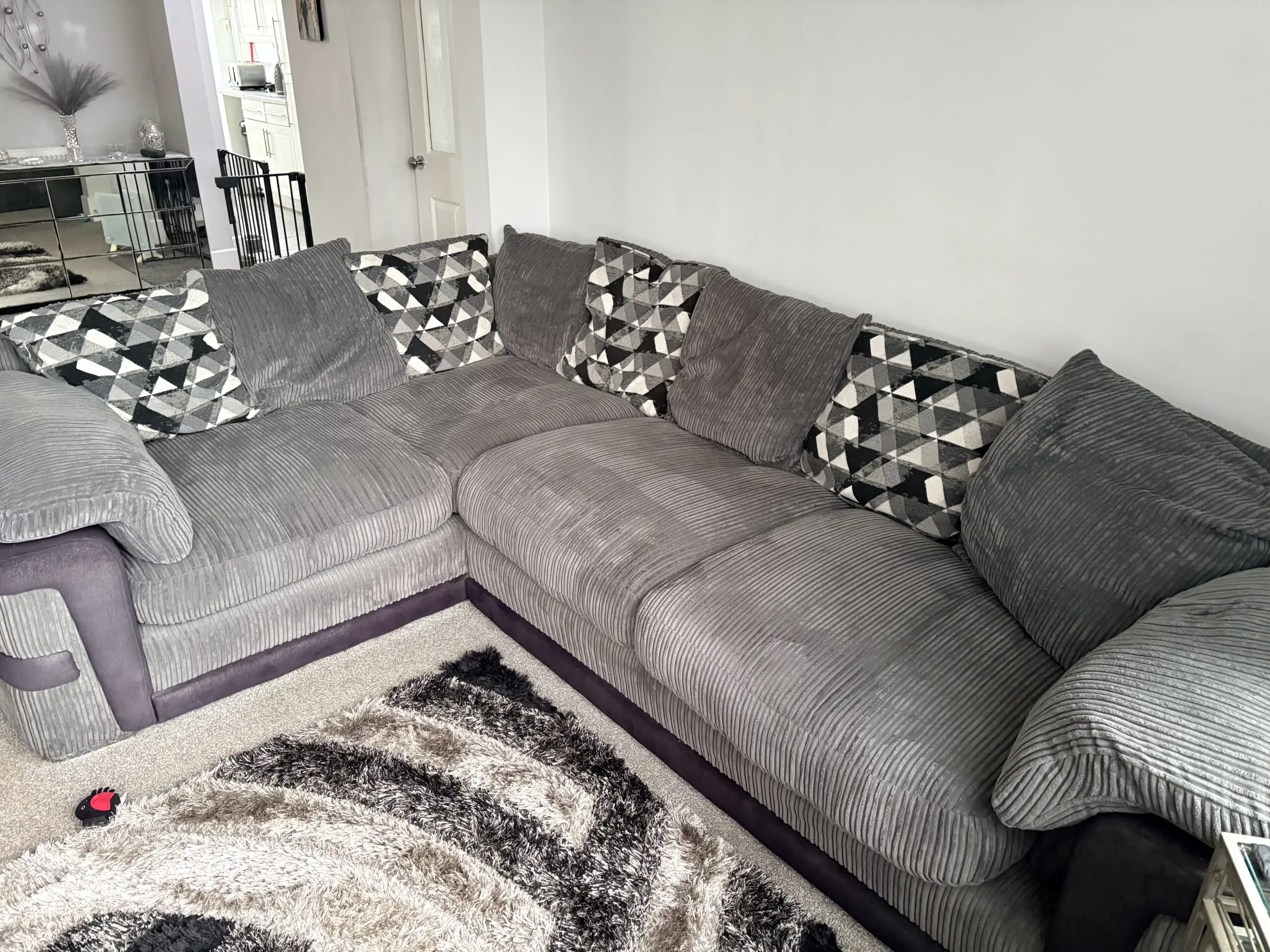 Harveys Charcoal Corner sofa set