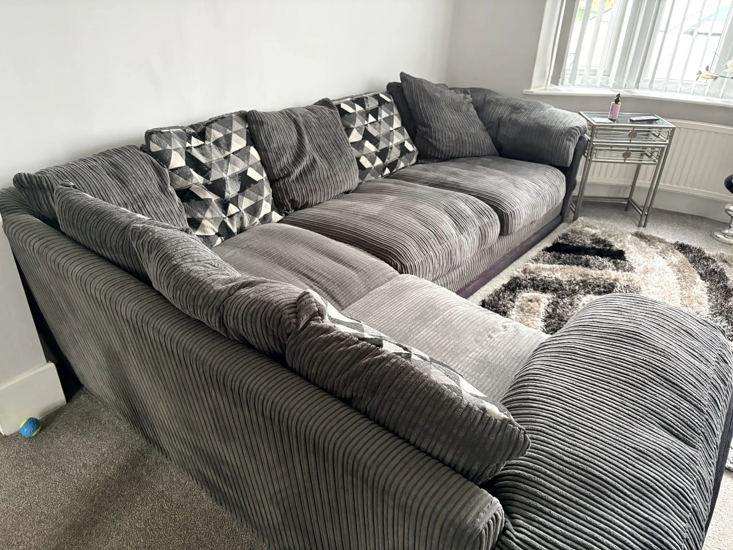 Harveys Charcoal Corner sofa set