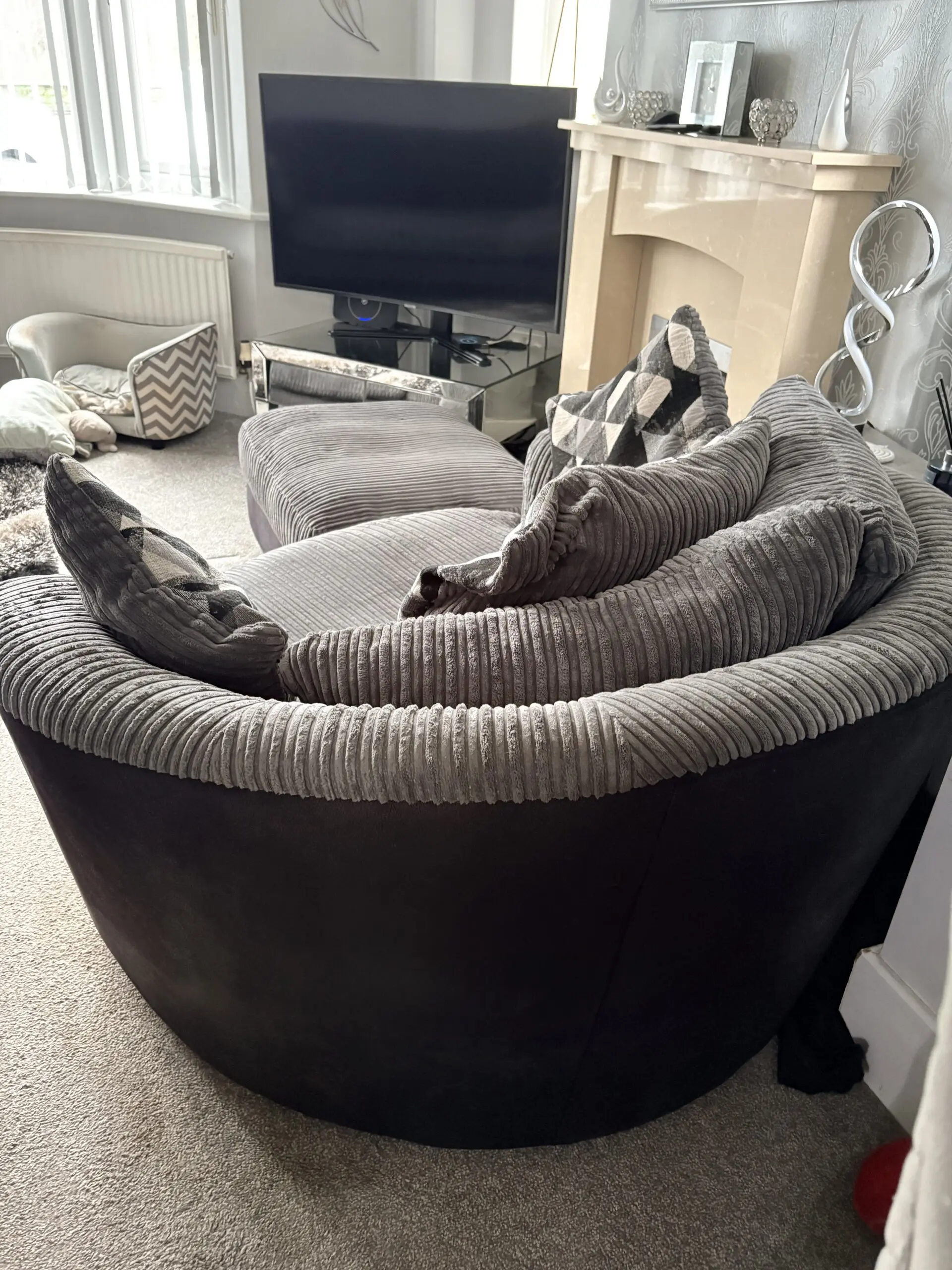 Harveys Charcoal Corner sofa set