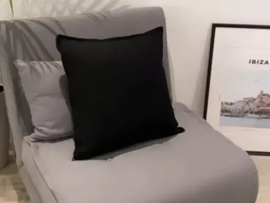 Made.com Haru Single Sofa Bed, Marshmallow Grey