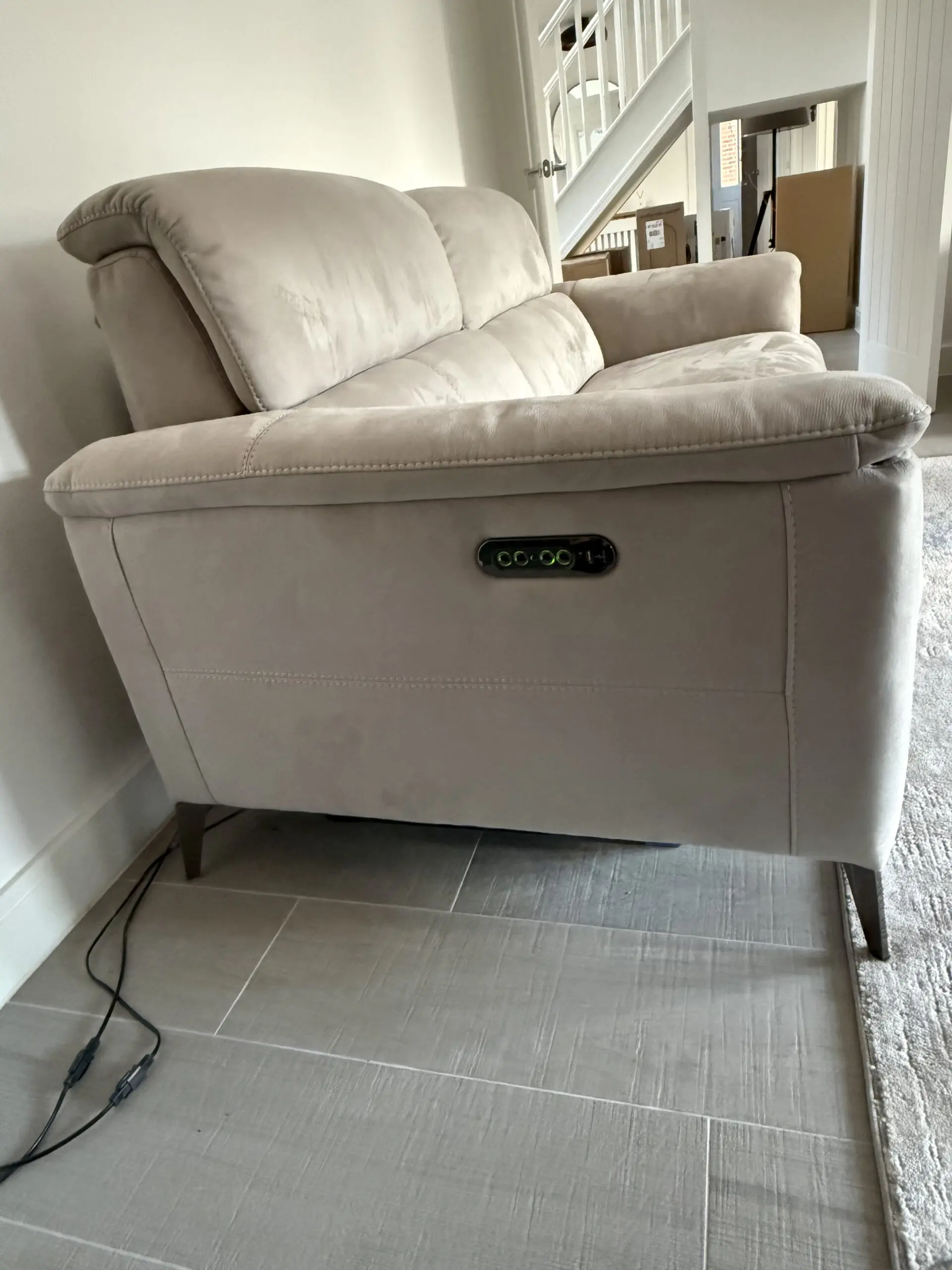 Sofology Illinois reclining 3 seater couch