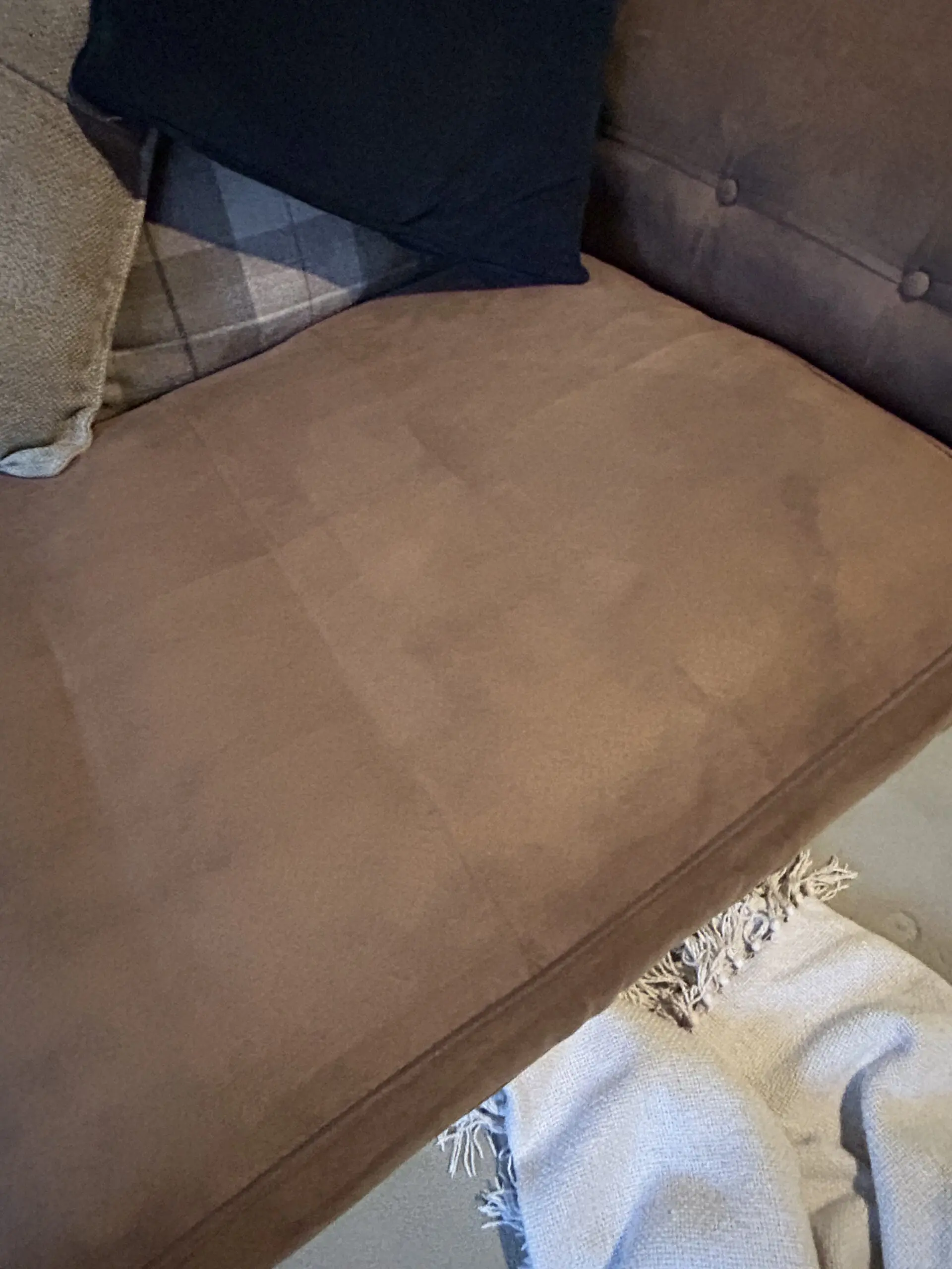DFS brown sofa