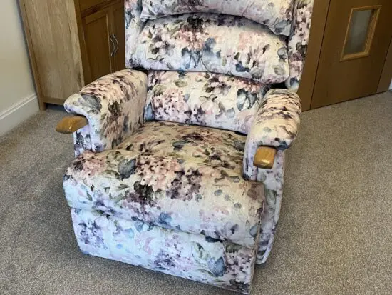 HSL Rise and Recline power chair and matching 2 seat sofa