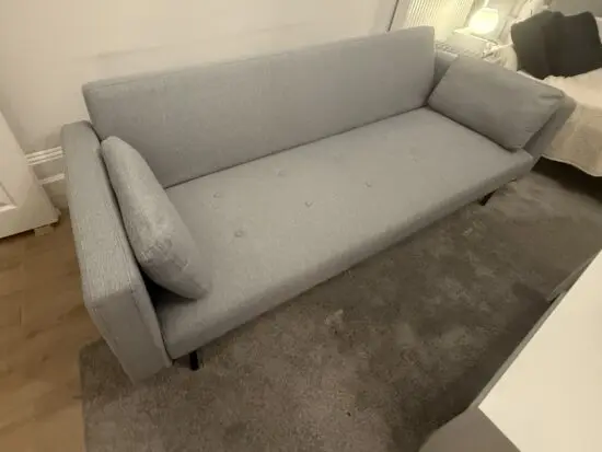 Dusk Hudson Click Clack Sofa Bed - Mid Grey - 329