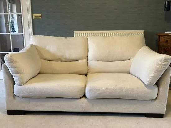 Michael Tyler cream Denver 2 seater sofa