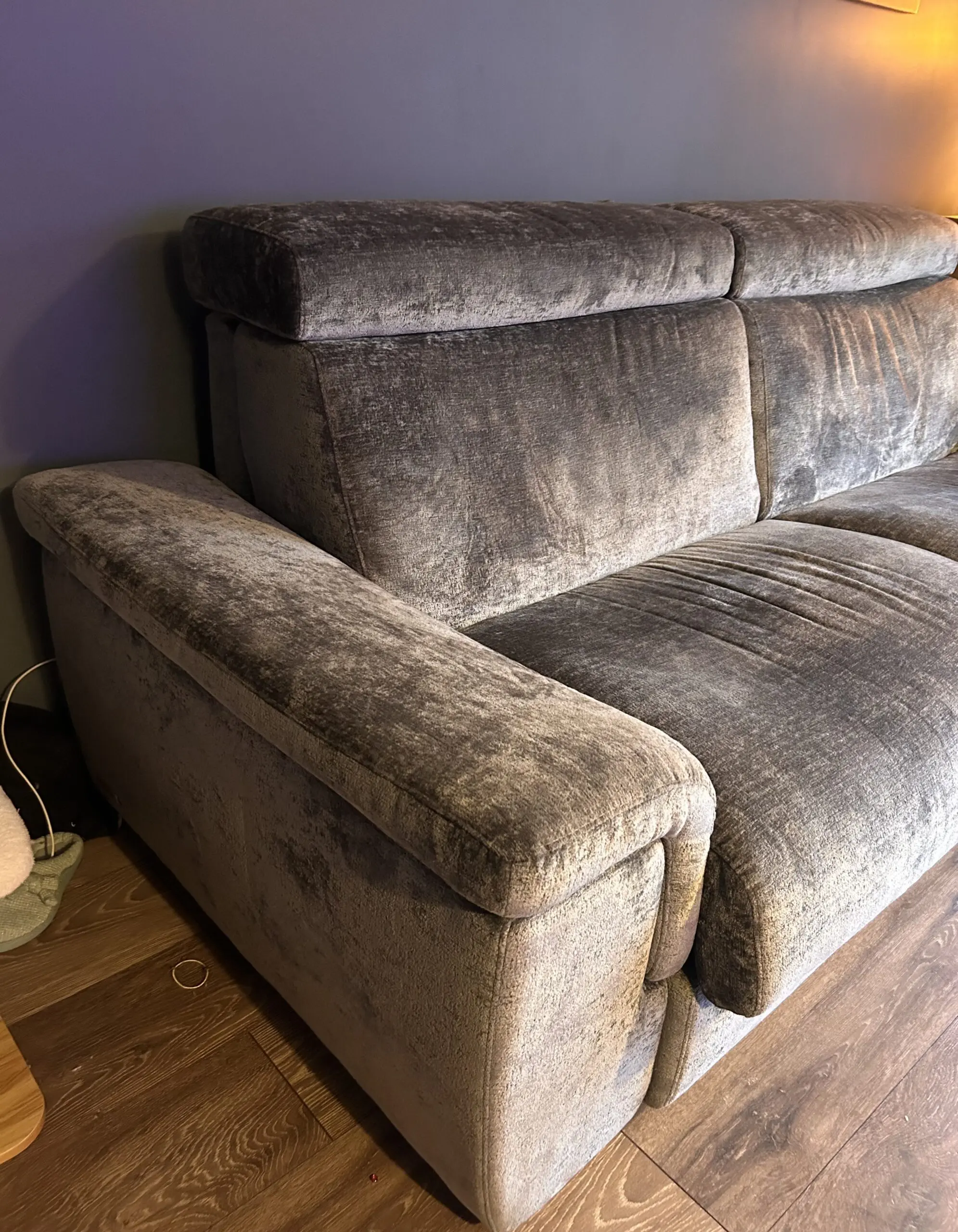 Scs 4 seater sofa bed with square arm rest