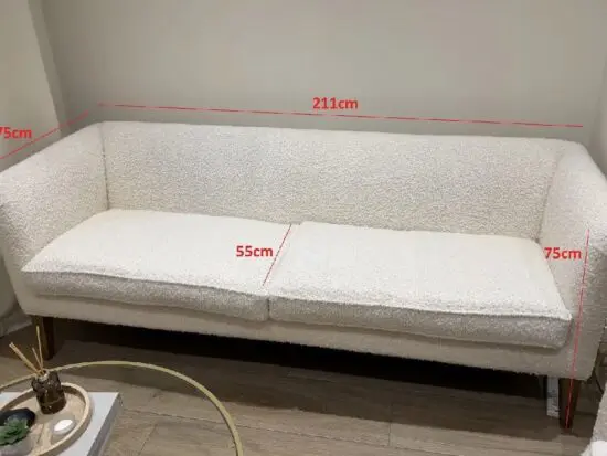 Bouclé Sofa And Chair