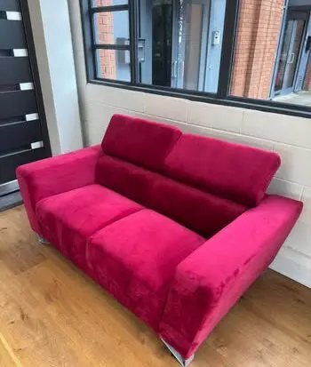 Velvet Denelli 2 seater sofa - excellent condition