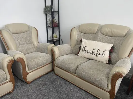 Sofa sets ( One two seater + Two one seater )