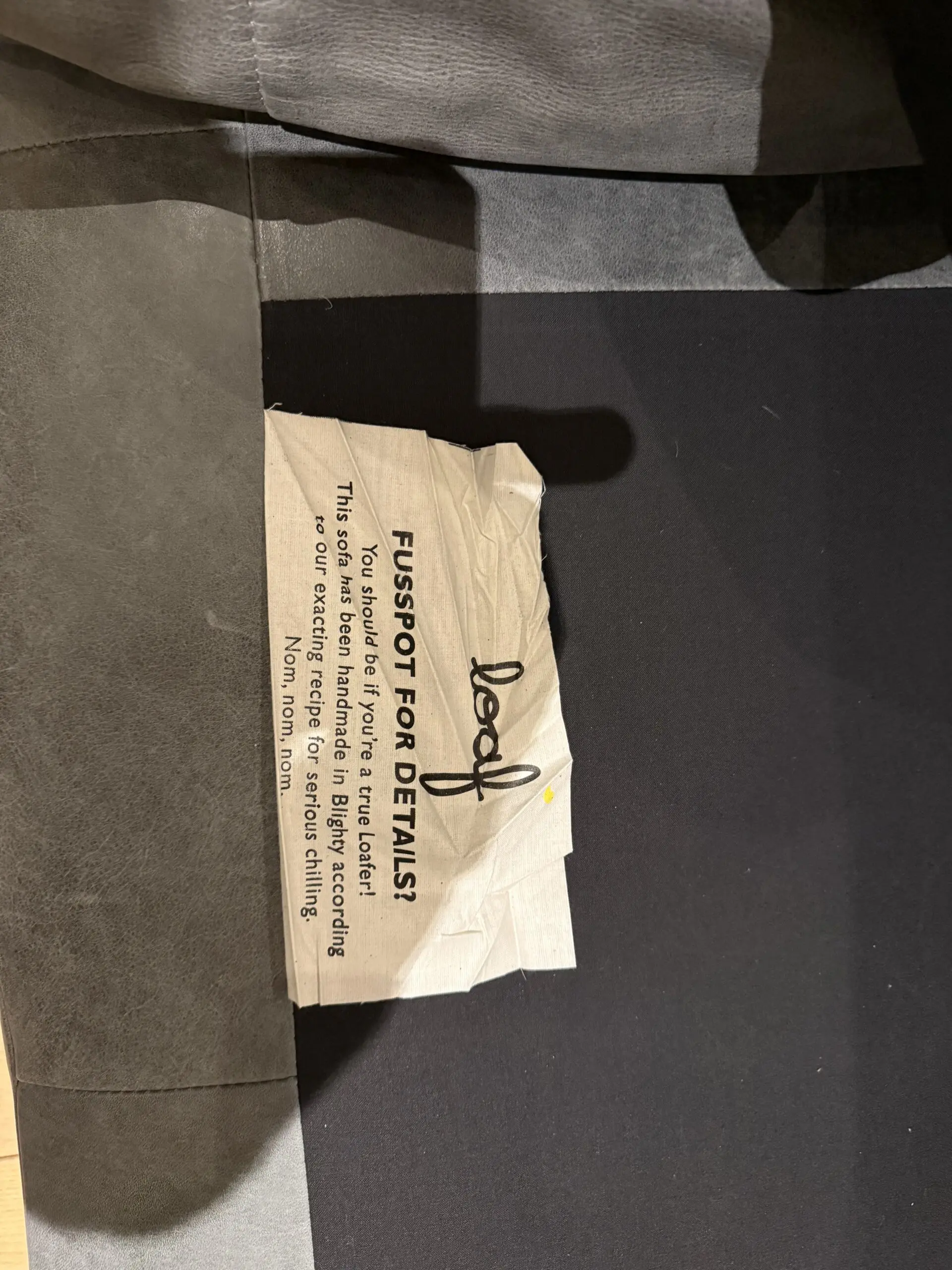 Loaf Jonesy Leather Sofa Set – 4-Seater + Loveseat + Footstool | Excellent Condition