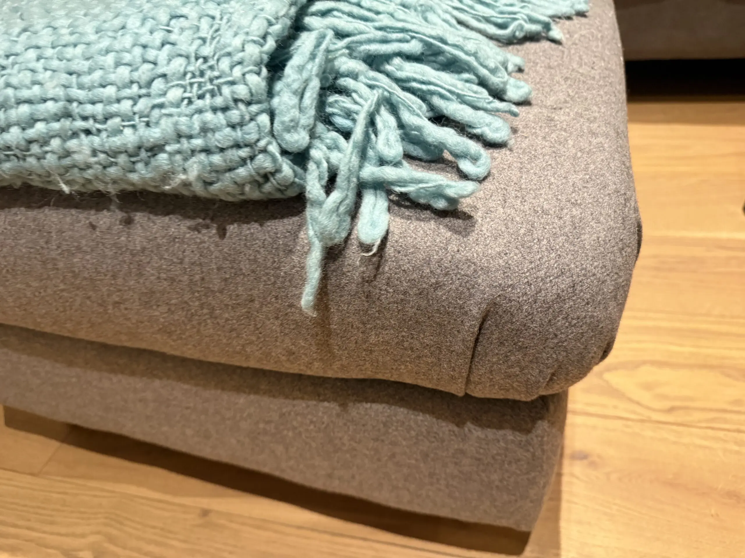 Loaf Jonesy Leather Sofa Set – 4-Seater + Loveseat + Footstool | Excellent Condition