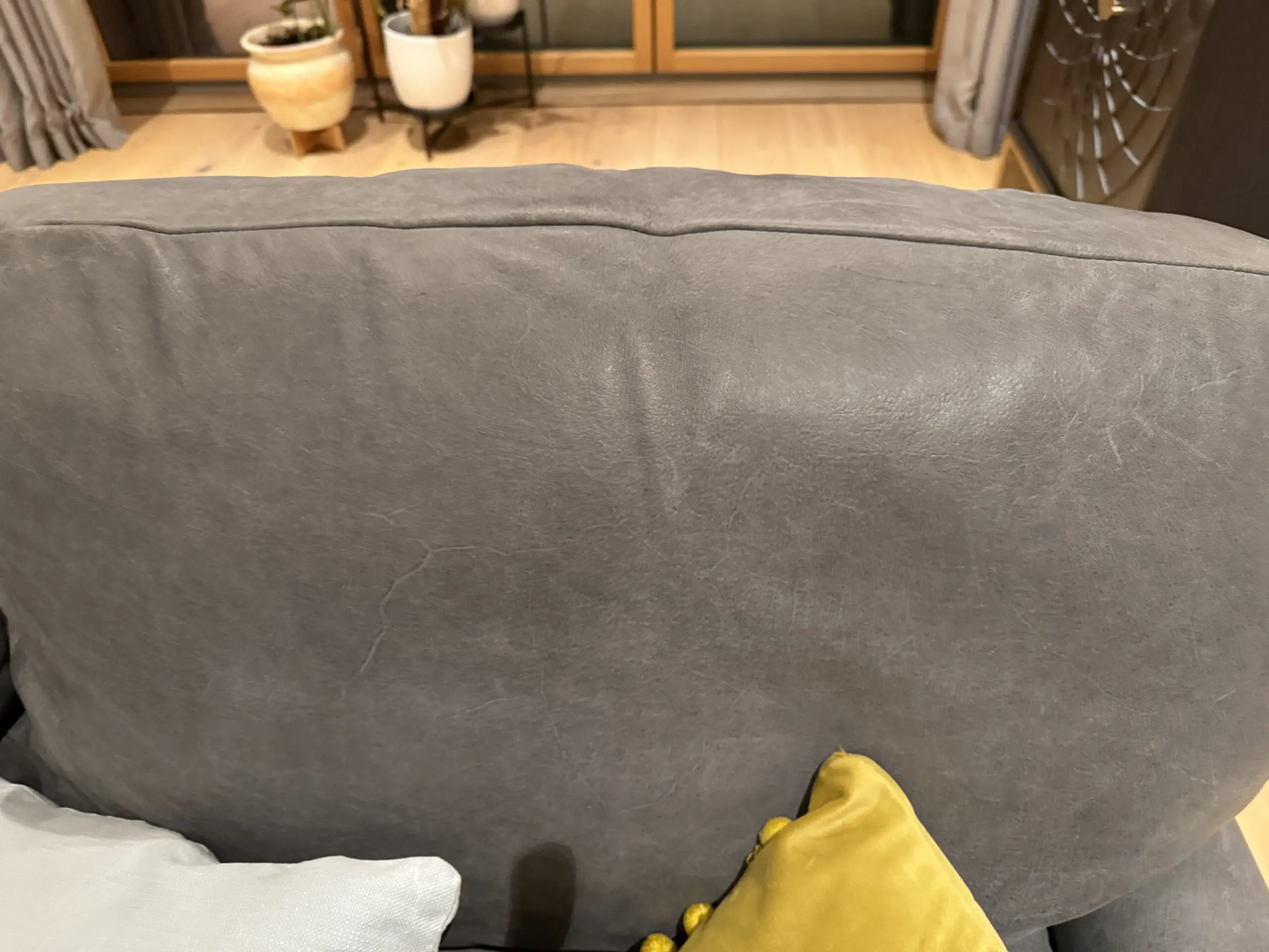 Loaf Jonesy Leather Sofa Set – 4-Seater + Loveseat + Footstool | Excellent Condition