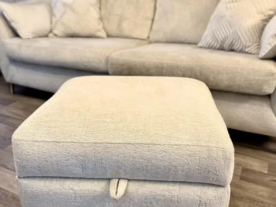 Scs flo 4 seater sofa and footstool