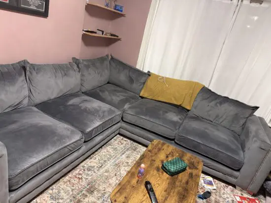 Scs grey corner sofa