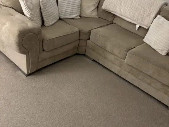 Beige / Cream Corner sofa