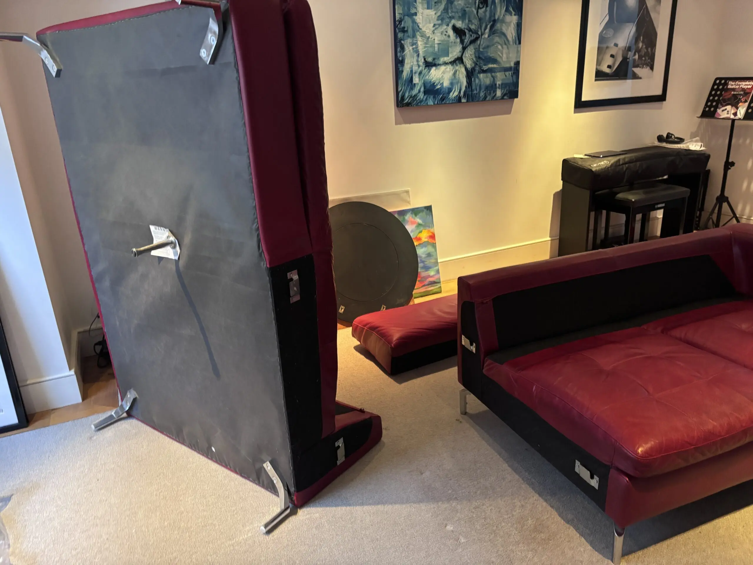 Contemporary Natuzzi Leather Sofa