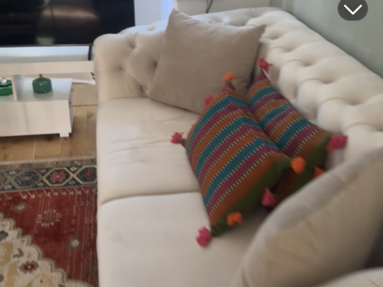 Ivory Chesterfield 3-Seater Sofas – Set of 2