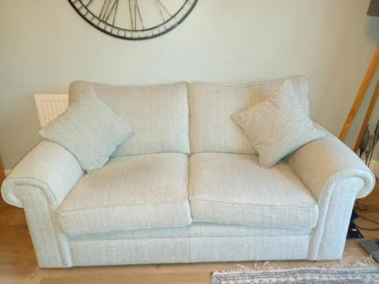 Downtown - Amersham - fabric: Dobby - colour: Seaspray - 2 seater sofa