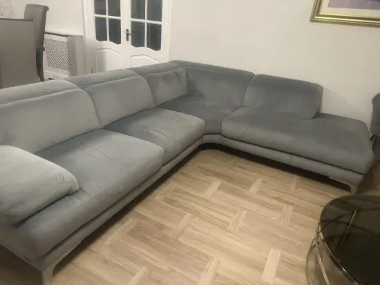 Natuzzi + Brezza+ light grey+ santos