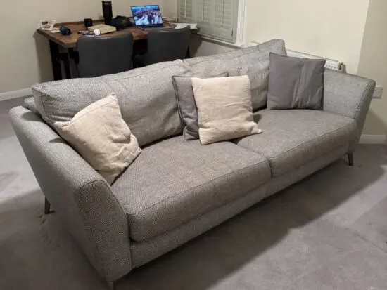DFS Libby 3 Seater - Grey
