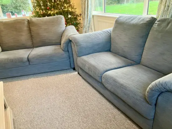 2 x Ikea Tidefors Sofas Colour -Hensta (slate gray with a blue tinge)