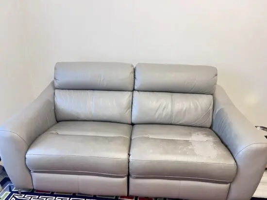 Furniture Village G Plan Lucca Leather Power Recliner Sofa, Grey, 3-Seater