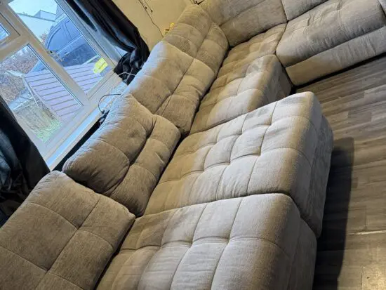 Dfs STELLAR corner sofa.