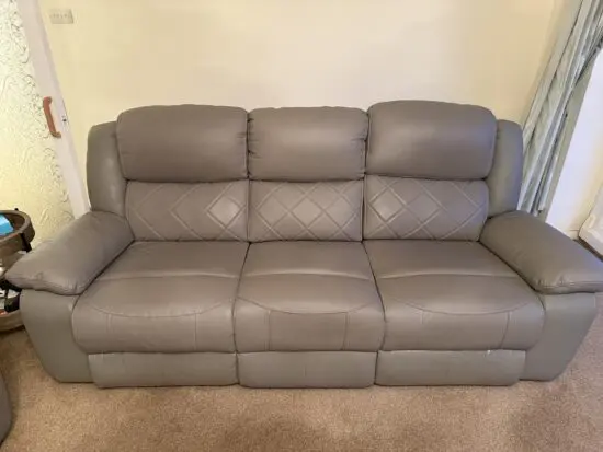 Electric recliner sofa set