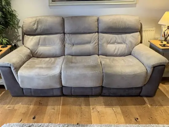 DFS Pepper/Stone Ryder 3-Seater Power Recliner