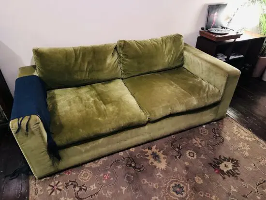 Olive Green Stella Three Seater from Sofa.com