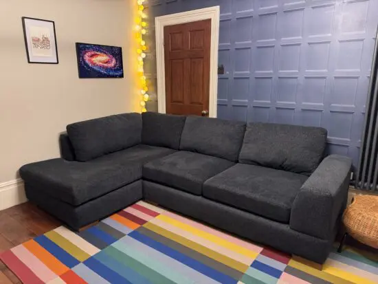 Next Michigan Navy Blue Corner Sofa