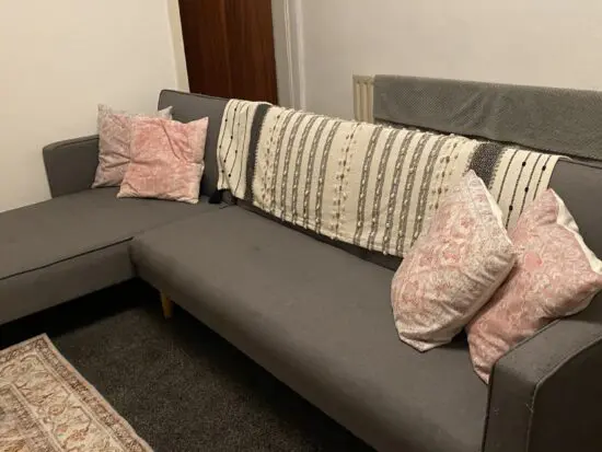 Grey Clic and Clac 3/4 Seater Sofa Bed