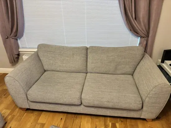 DFS Silver Sofa
