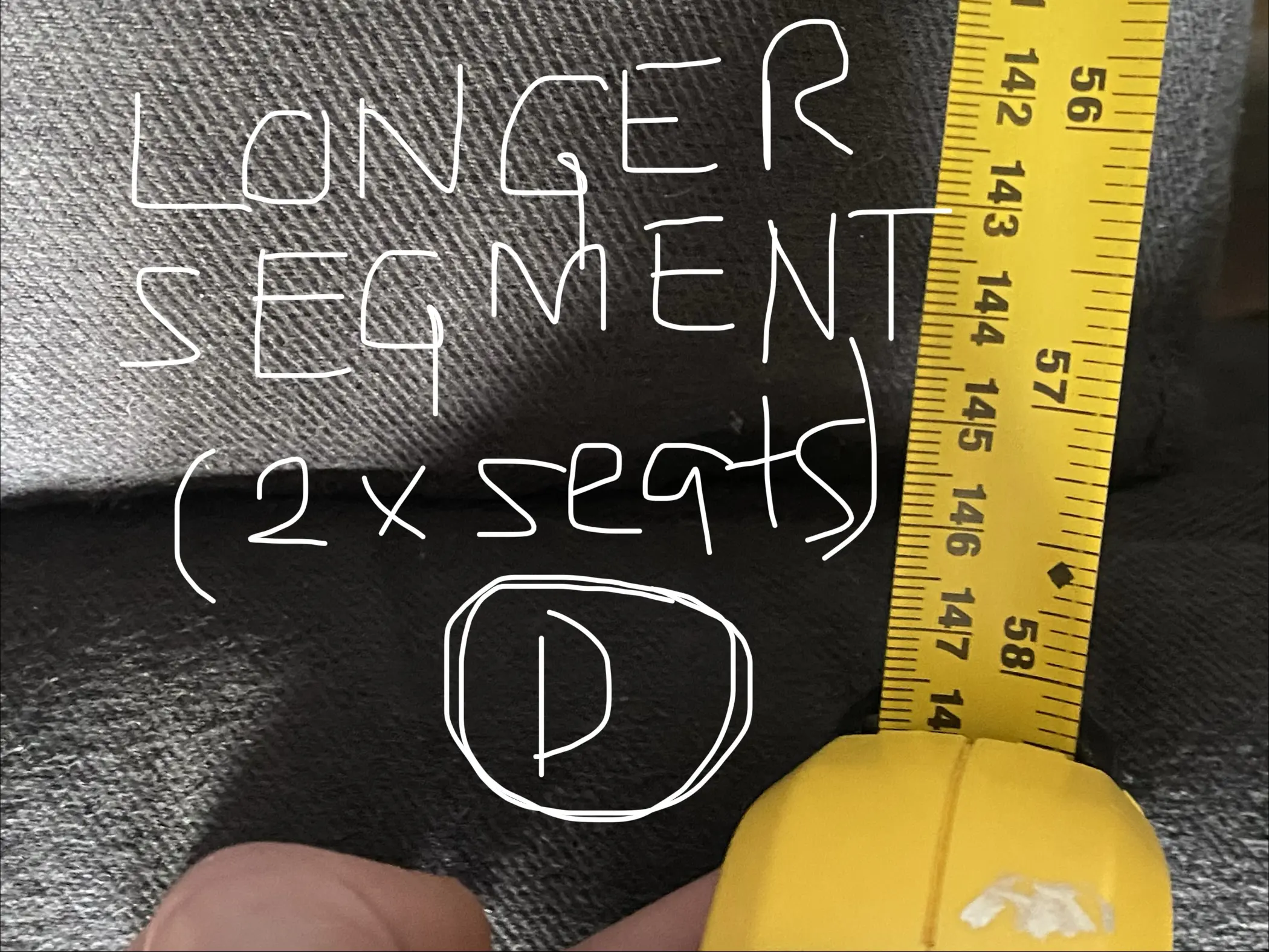 Charcoal Navy Arlo & Jacob Ferdinand Chaise sofa