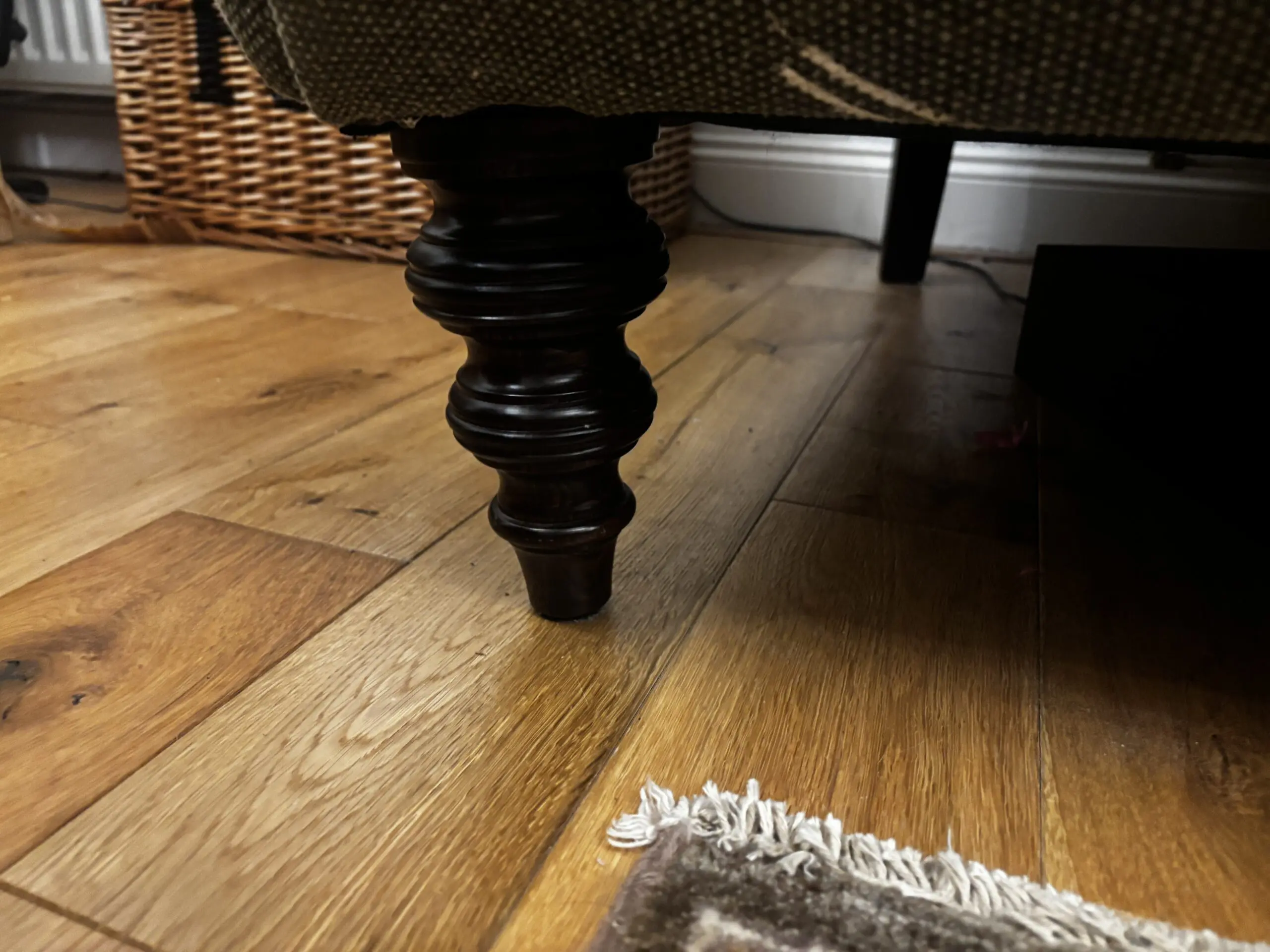 Tetrad Jacaranda sofa in Bagru