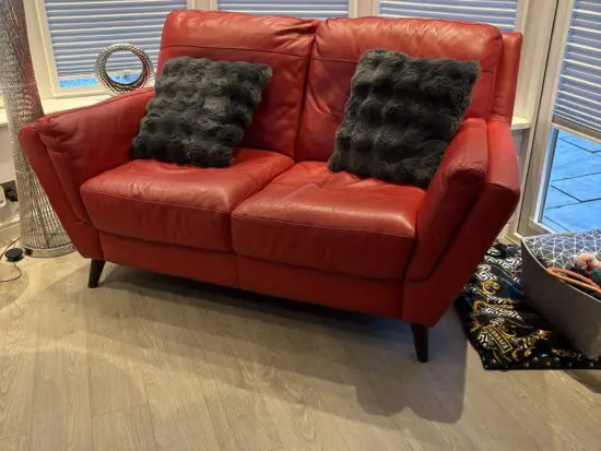 2 Seater leather sofa