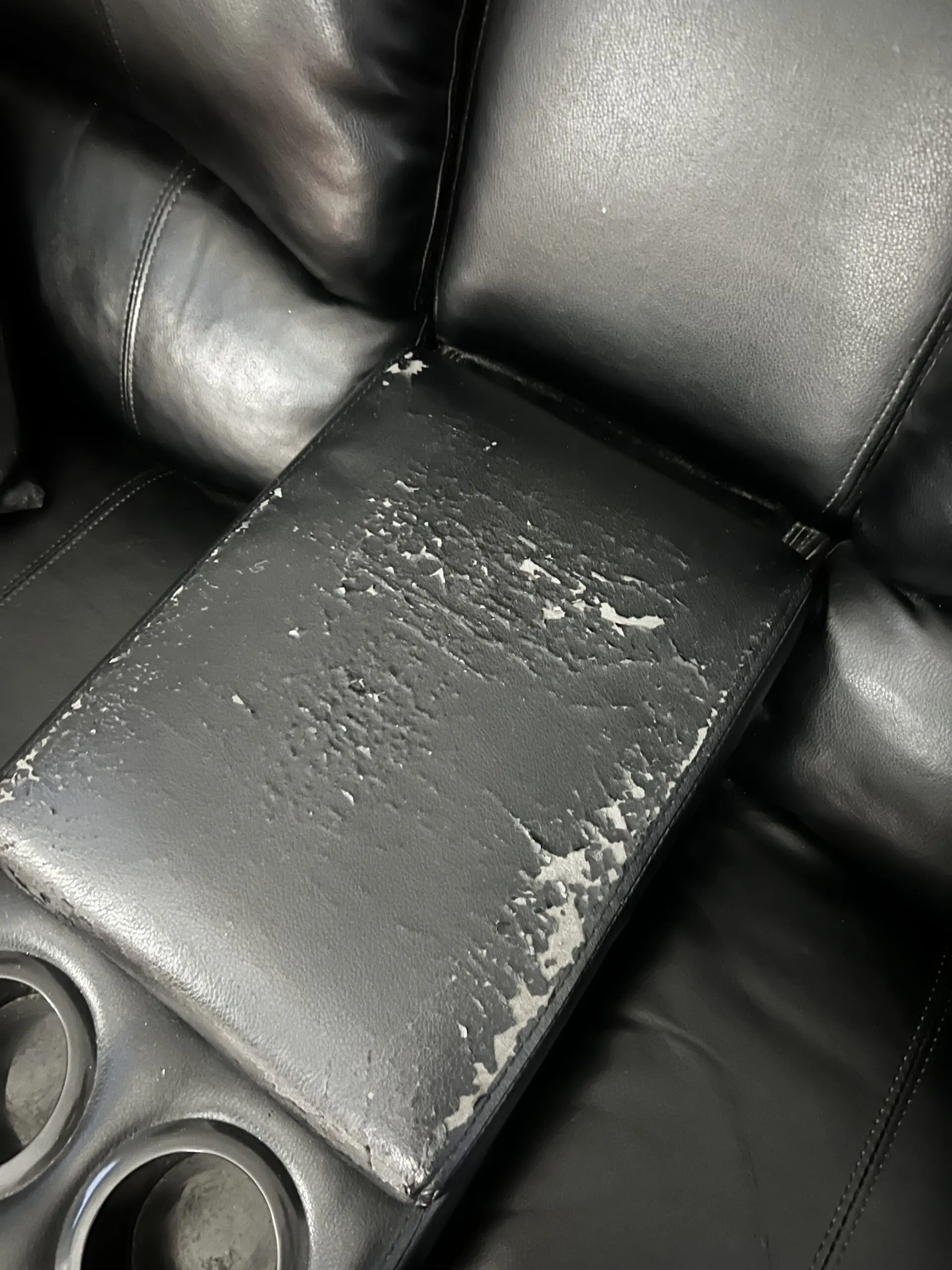 2 Seater Faux Leather Manual Recliner Sofa – Comfortable & Functional