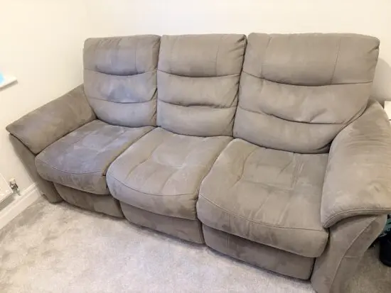 BRODY 3 SEATER DOUBLE RECLINER in TORONTO CHARCOAL