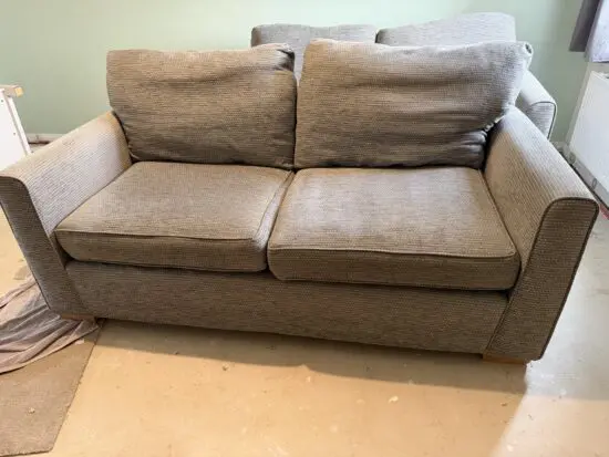SCS Jazz 4 Three-Seater Sofa – Zinc Chenille – Good Condition