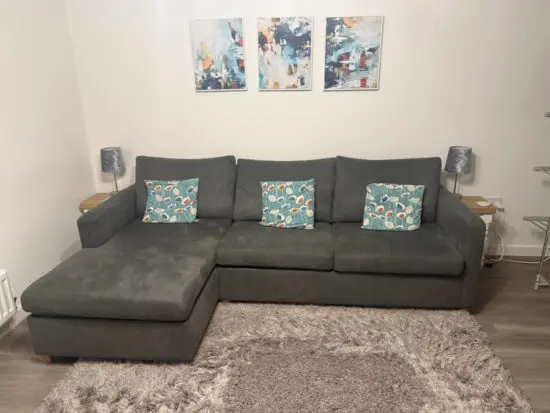 JOHN LEWIS LIKE NEW BAILEY 5 SEATER SOFA WITH SOFA BED CHAISE + STORAGE