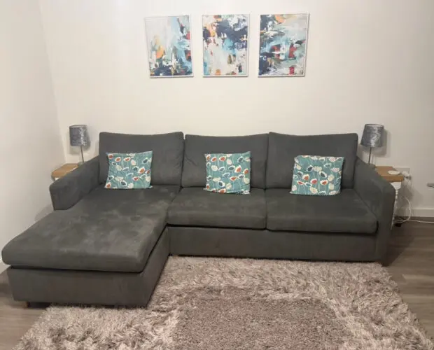 JOHN LEWIS LIKE NEW BAILEY 5 SEATER SOFA WITH SOFA BED CHAISE + STORAGE