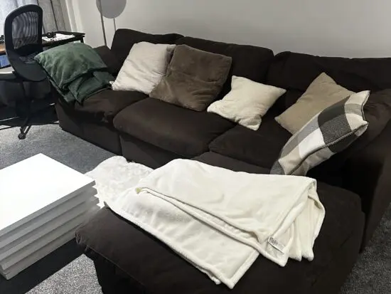 Dusk feather filled corner sofa